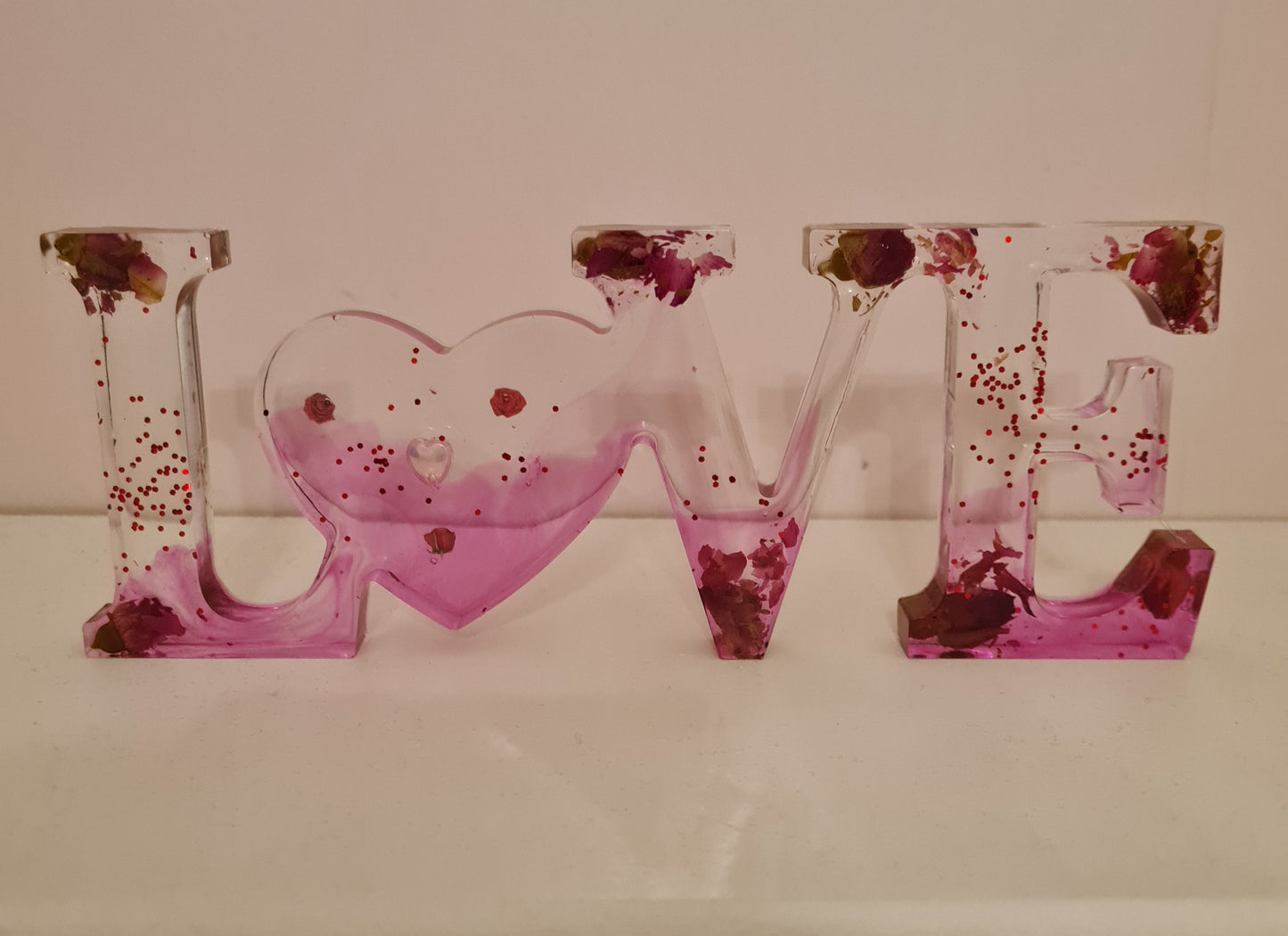 Handmade Love Flower Freestanding sign
