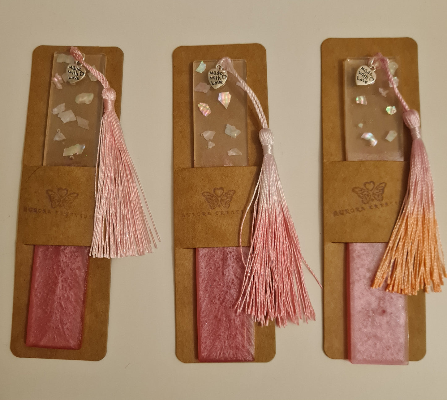 Sparkle Pink Bookmark & Keyring Sets