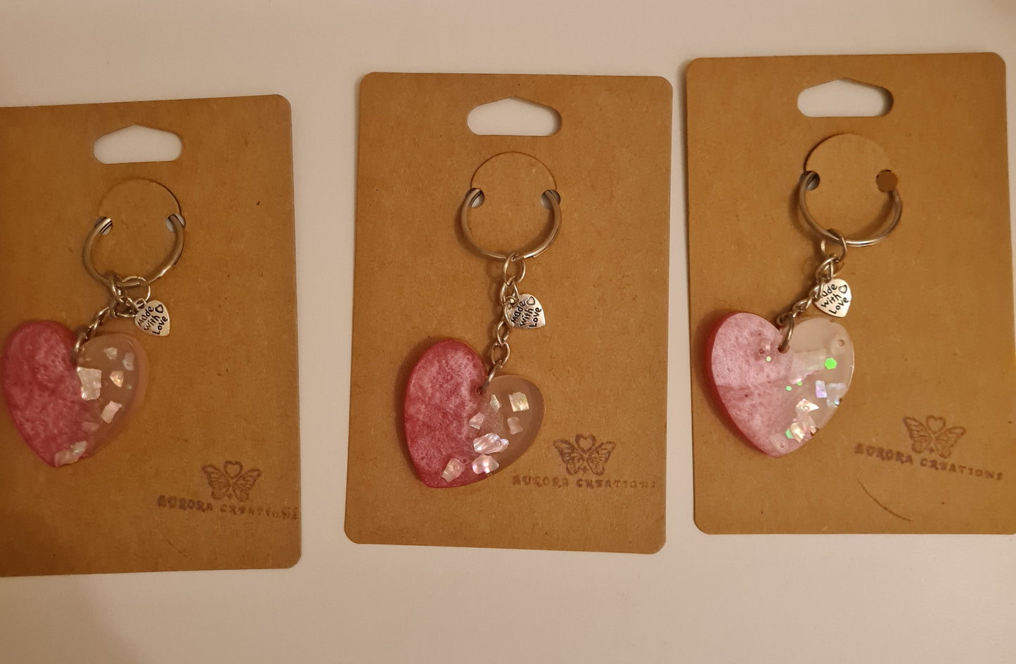 Sparkle Pink Bookmark & Keyring Sets