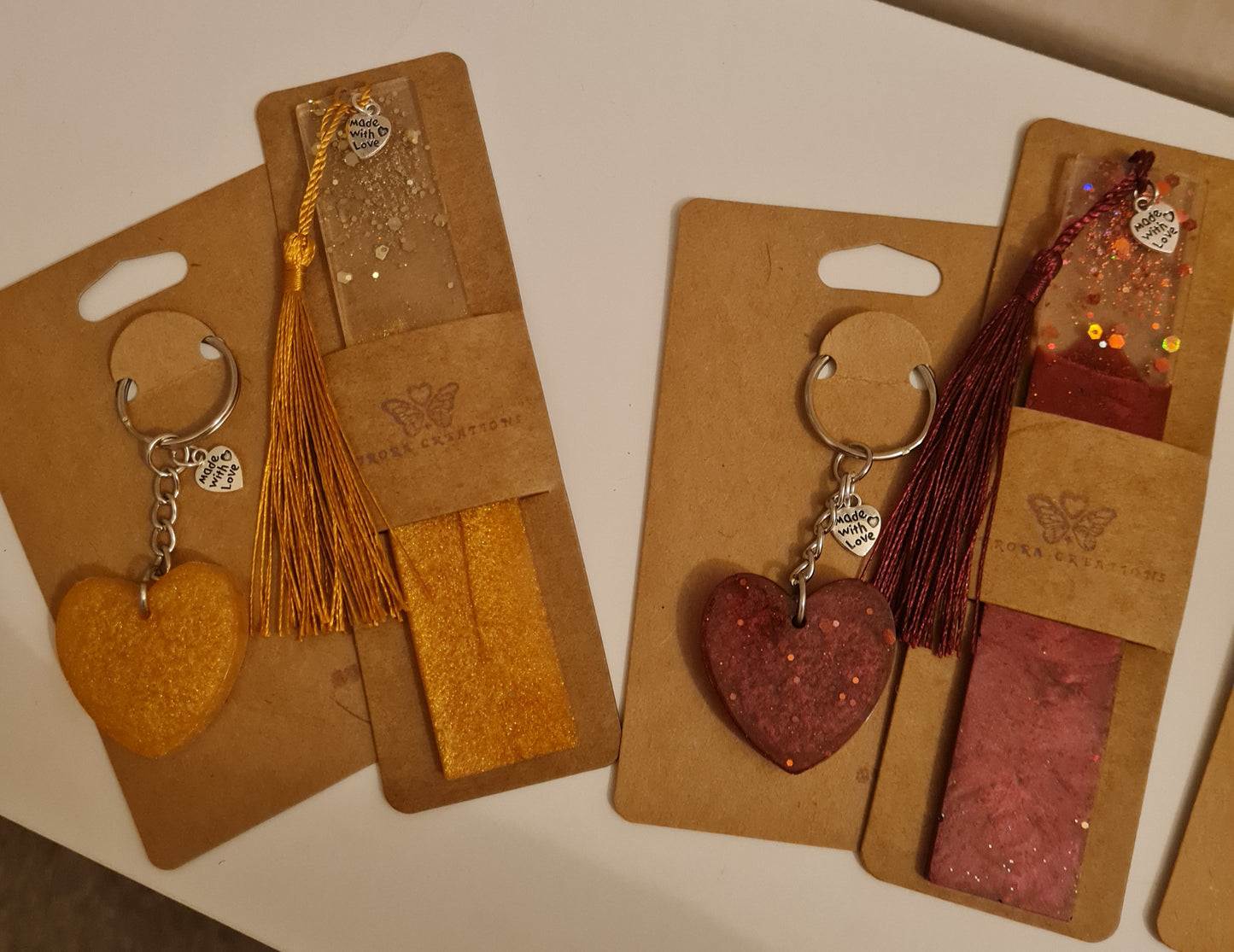 Sparkle Bookmark & Keyring Sets