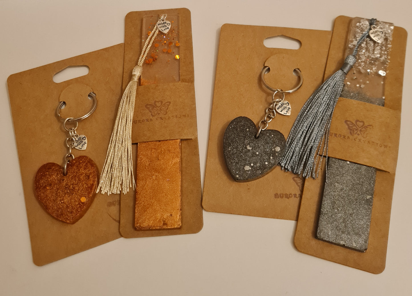 Sparkle Bookmark & Keyring Sets
