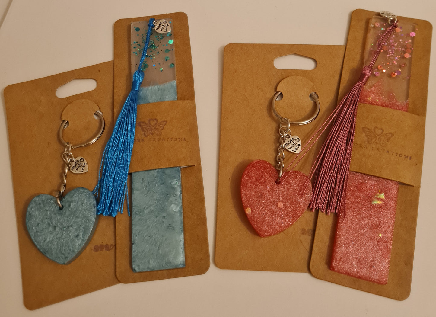 Sparkle Bookmark & Keyring Sets