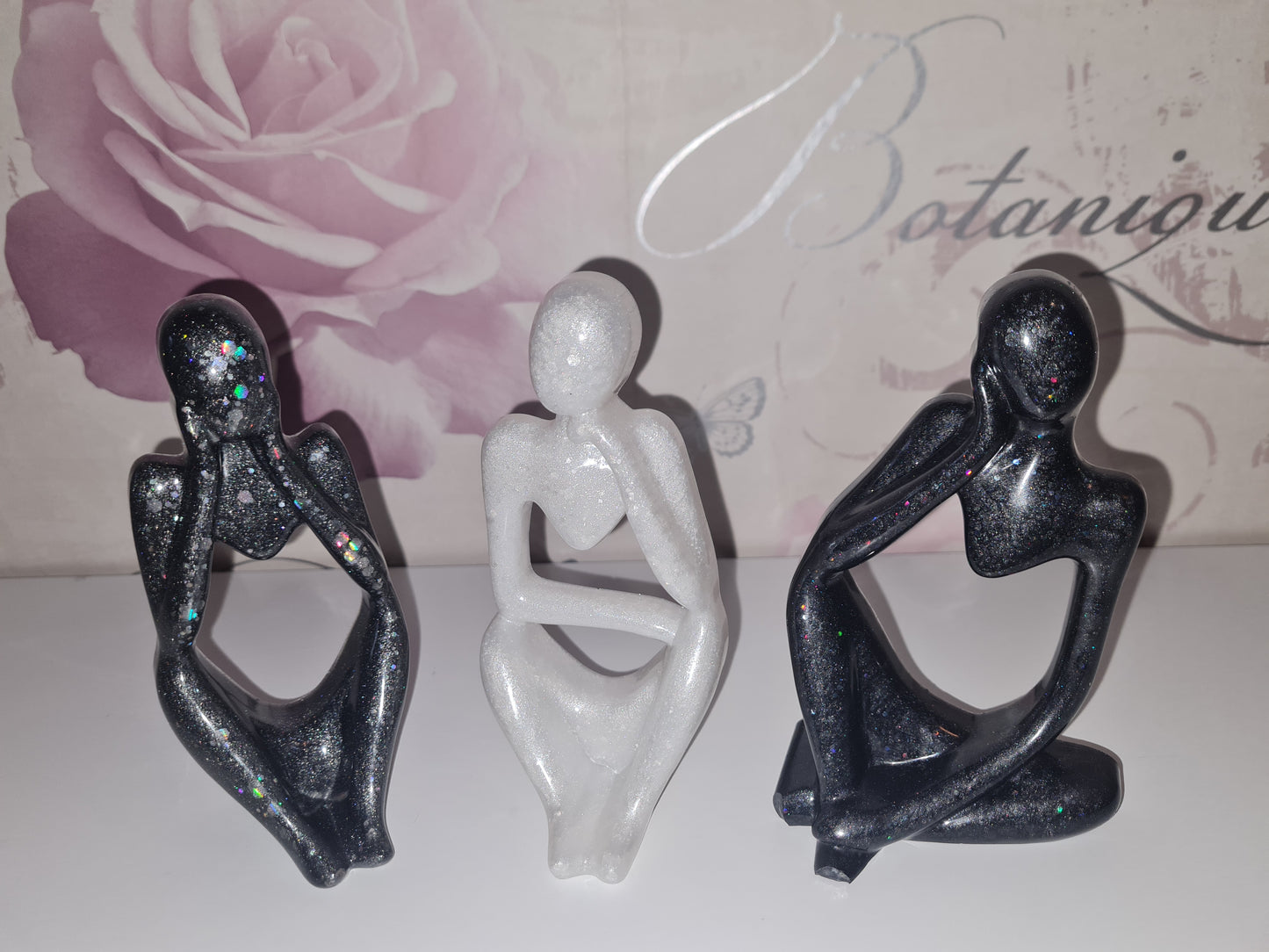 Handmade Resin Figurines - Set of 3