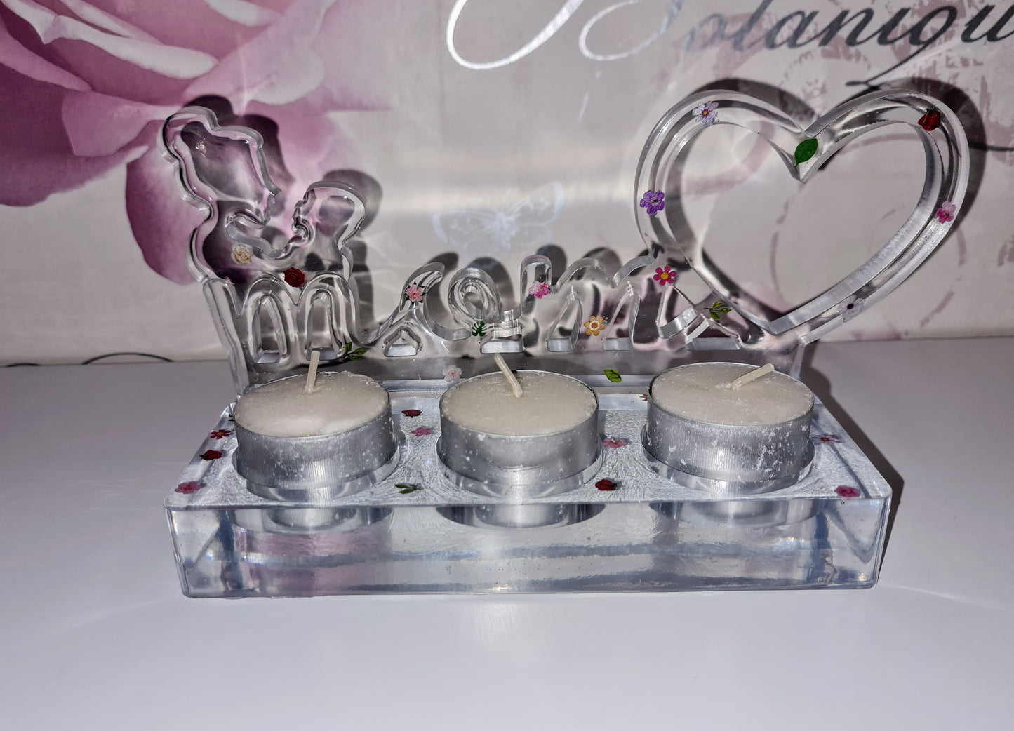 Handmade MUM Tealight Holder