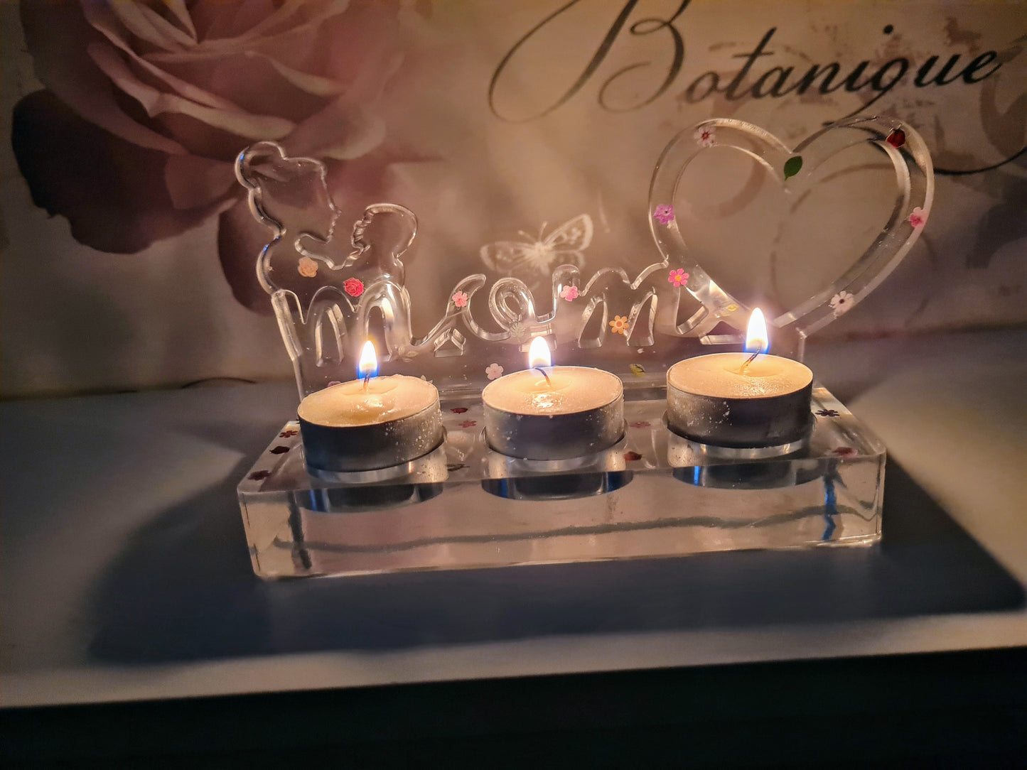 Handmade MUM Tealight Holder