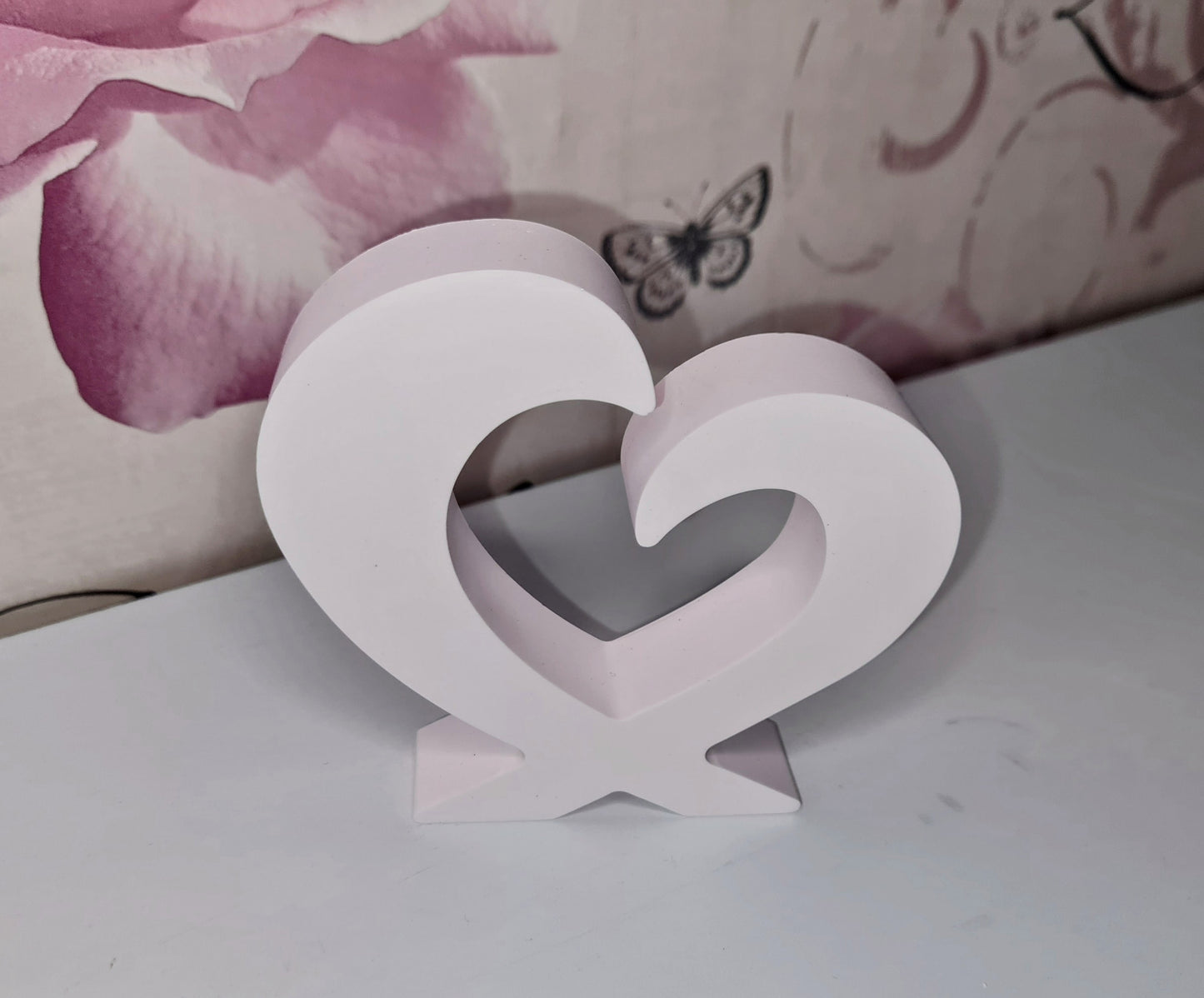Abstract Eco Resin Heart Ornaments