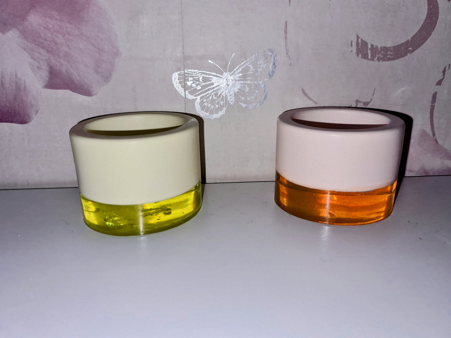 Small Mixed Resin Tealight Holders