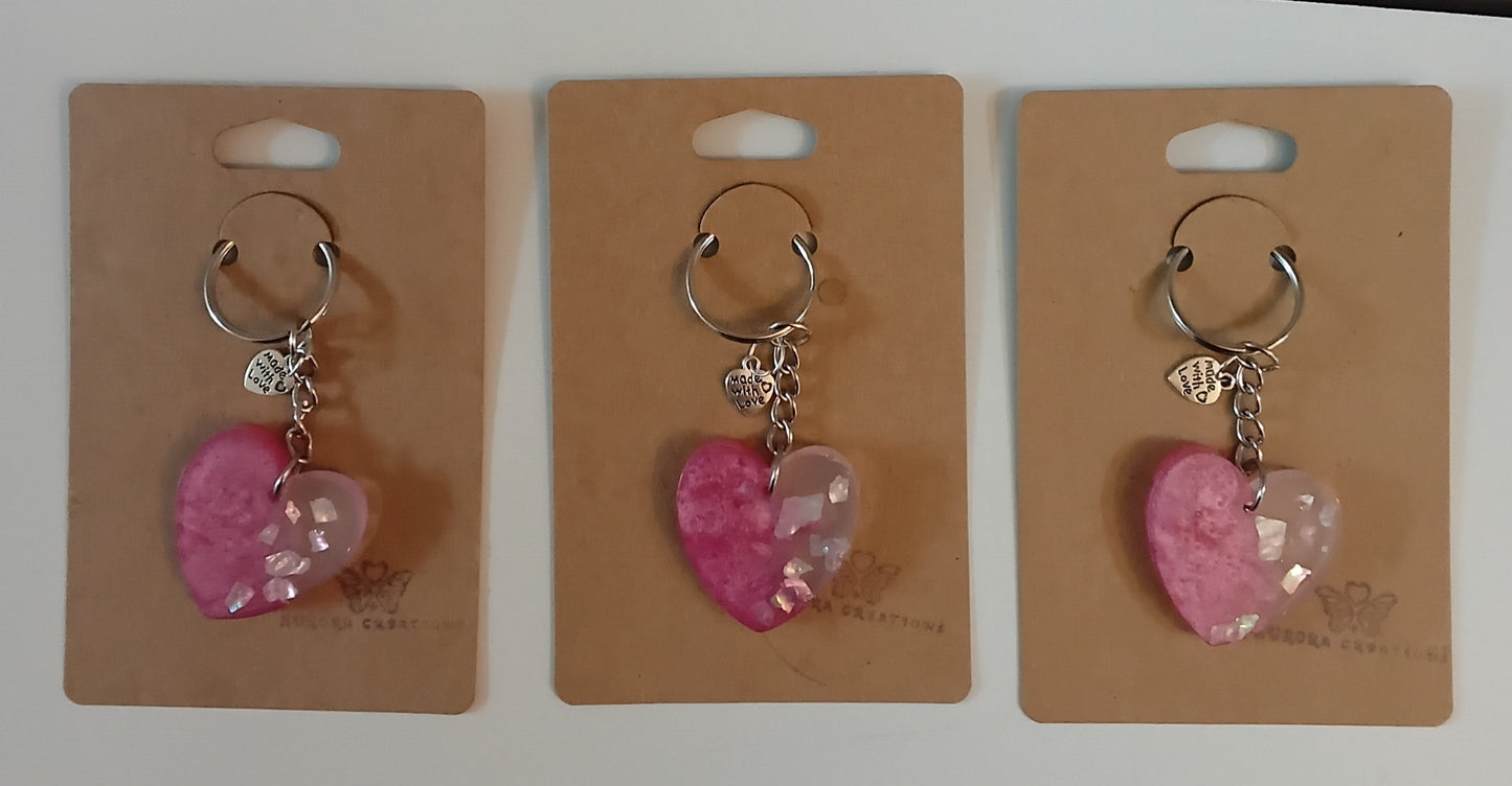 Sparkle Pink Bookmark & Keyring Sets