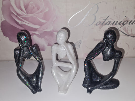 Handmade Resin Figurines - Set of 3