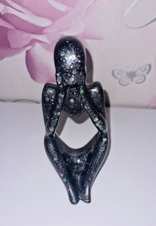 Handmade Resin Figurine - Double Handed